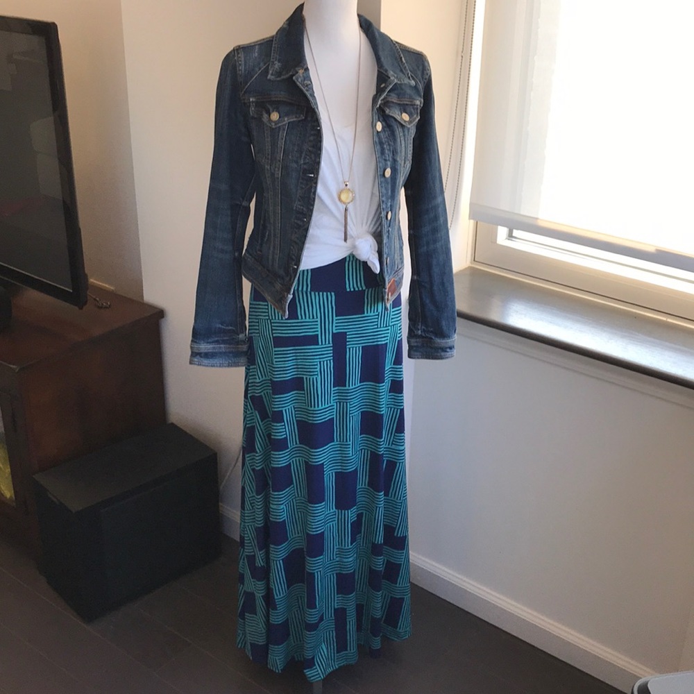 SOLD LuLaRoe maxi skirt size S